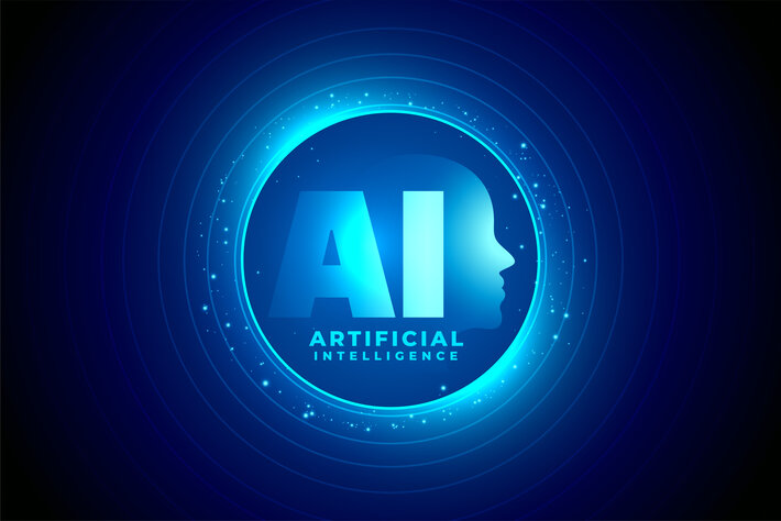 futuristic artificial intelligence web tech network wallpaper vector